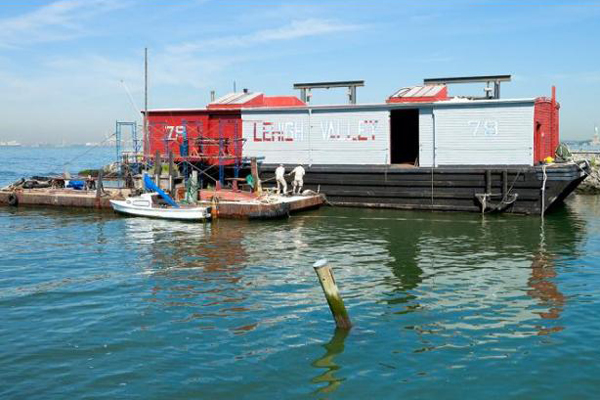 Waterfront Barge